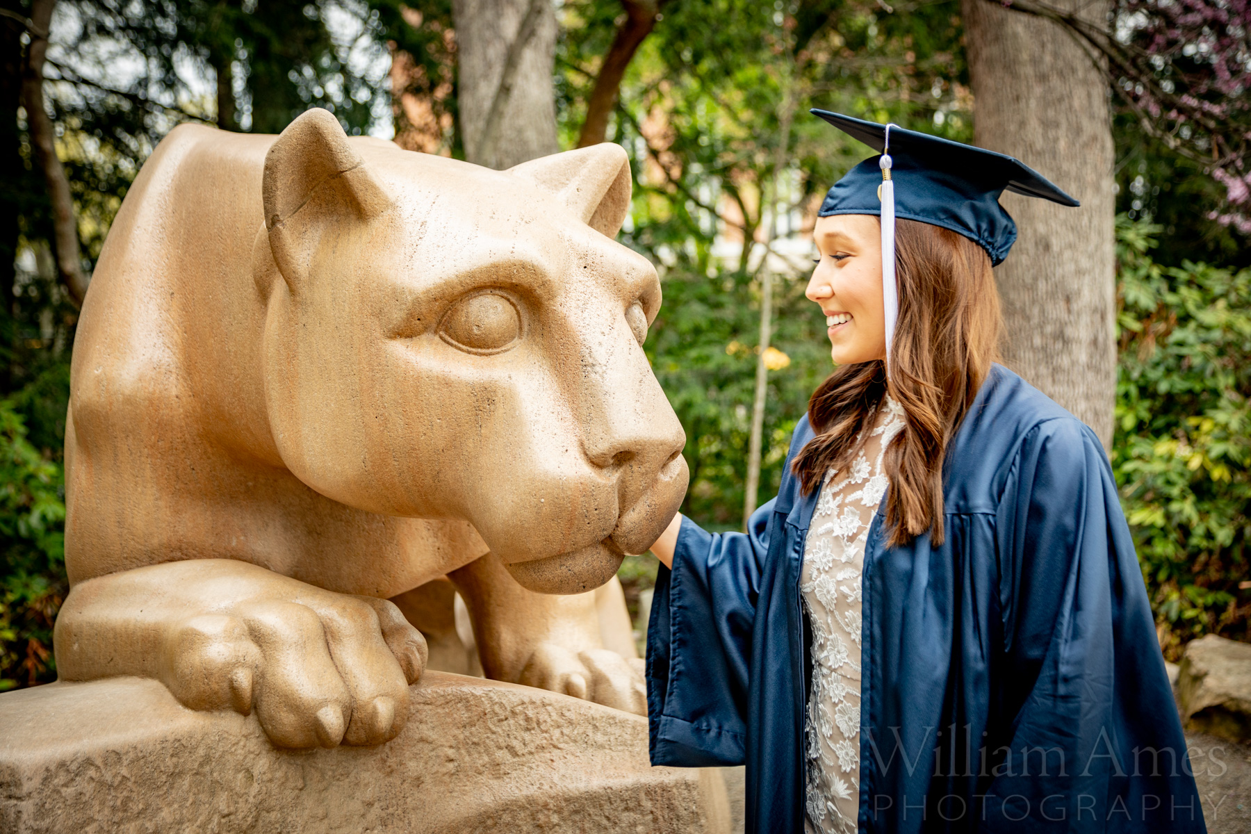 Nittany Lion Graduation Photo