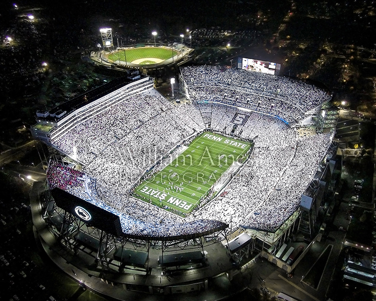 Penn State white out poster