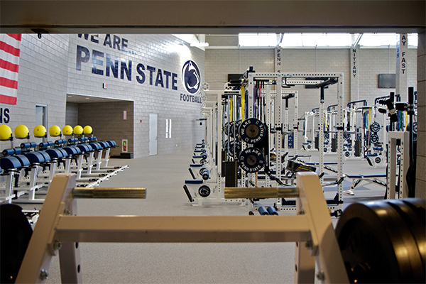 Penn State Football weight room