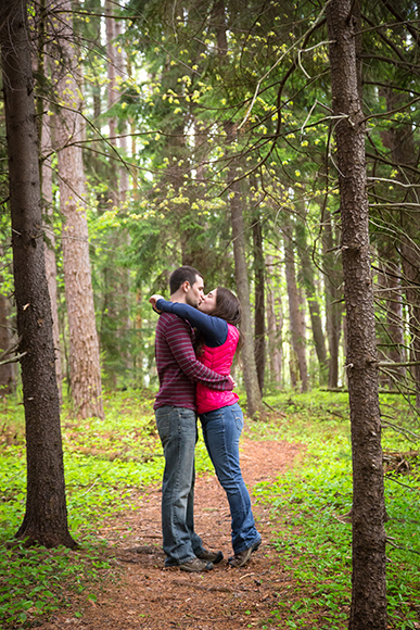 State Park Engagement Photo