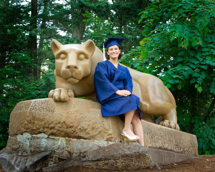 Penn State graduation portraits