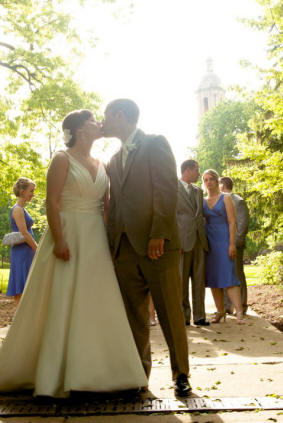 Penn State campus wedding