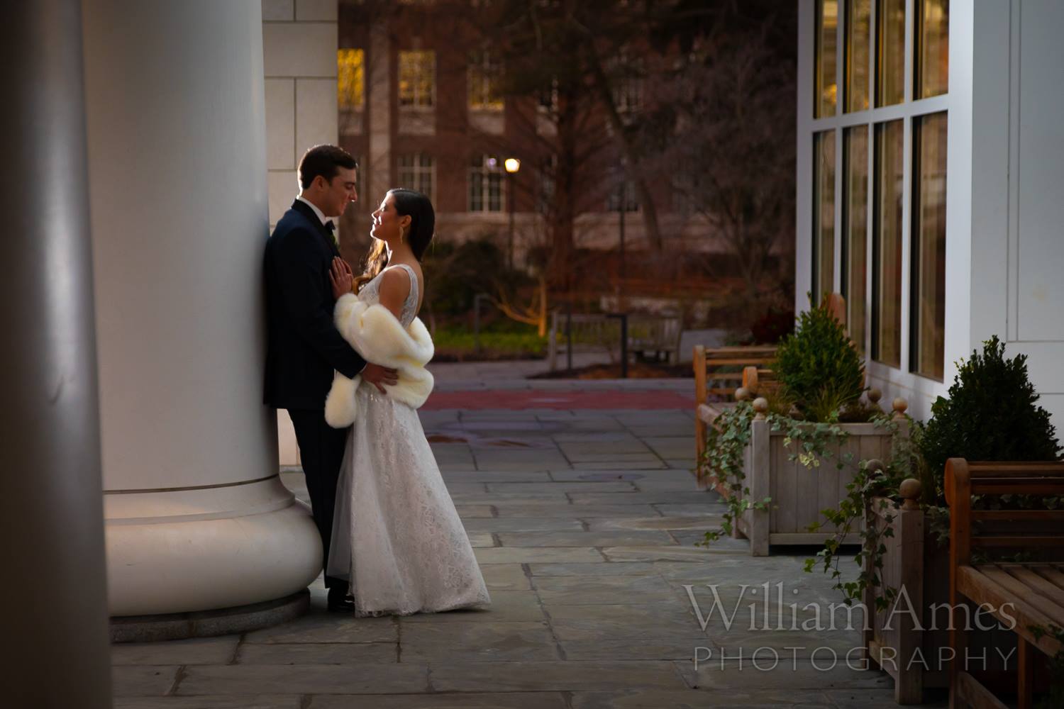 Penn State Night wedding photo